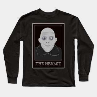 The Hermit Tarot Card Long Sleeve T-Shirt